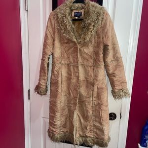 Brown afghan fur coat